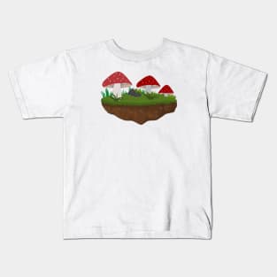 Mushroom island Kids T-Shirt